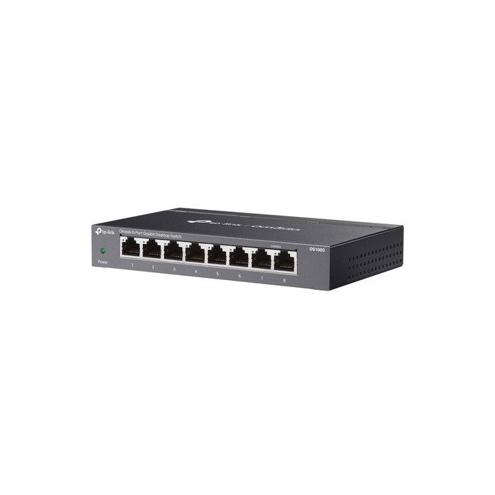 TP-Link Omada DS108G commutateur réseau Non-géré Gigabit Ethernet (10/100/1000) Noir