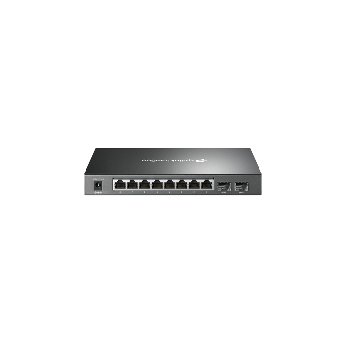 TP-Link Omada SG2210P commutateur réseau Géré L2/L2+ Gigabit Ethernet (10/100/1000) Connexion Ethernet, supportant l'alimentation via ce port (PoE) Noir