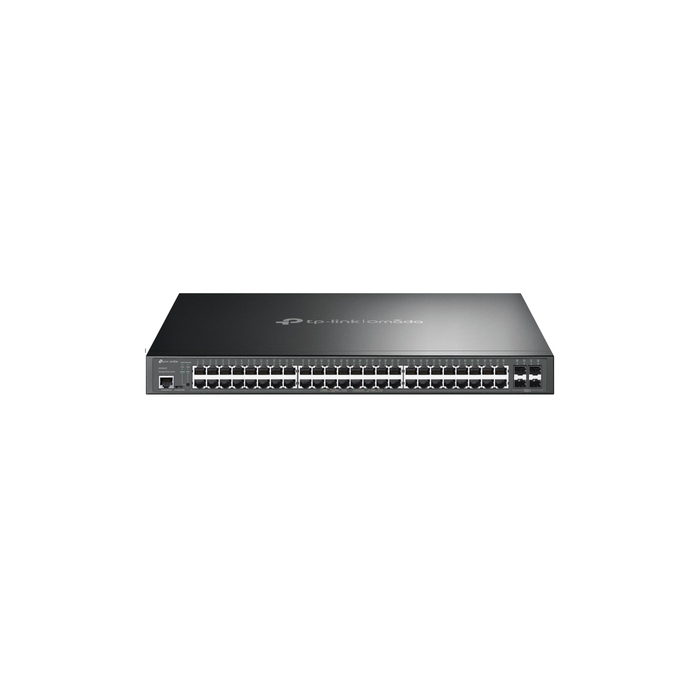 TP-Link Omada SG3452P commutateur réseau Géré L2/L3 Gigabit Ethernet (10/100/1000) Connexion Ethernet, supportant l'alimentation via ce port (PoE) 1U Noir