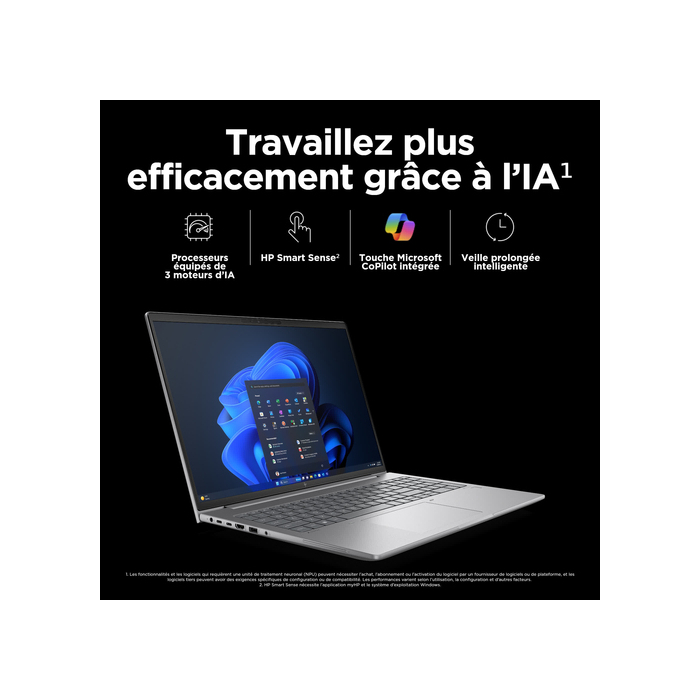 HP ZBook Power G11 Intel Core Ultra 7 155H 16" 32 Go 1 To NVIDIA RTX A1000 Wi-Fi 6E Windows 11 Pro Argent