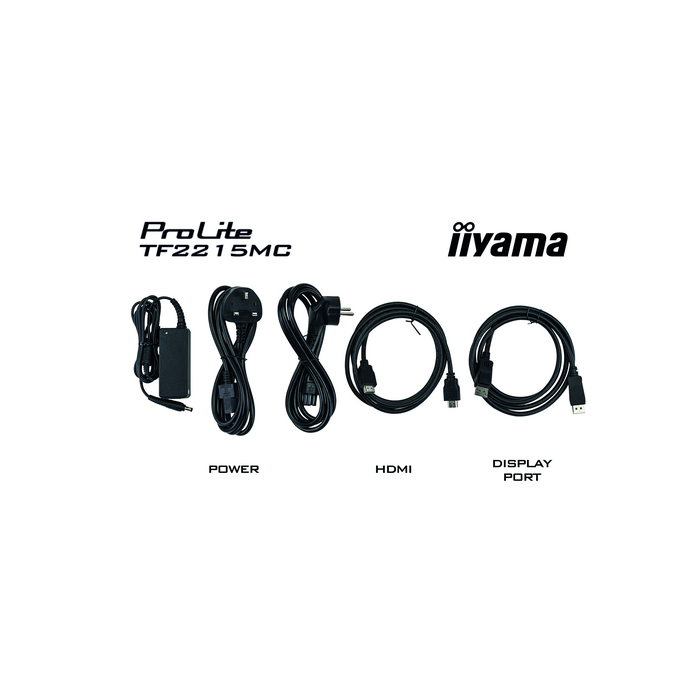 iiyama ProLite TF2215MC-B2  21,5" 1920 x 1080 pixels Full HD LED Écran tactile Multi-utilisateur Noir