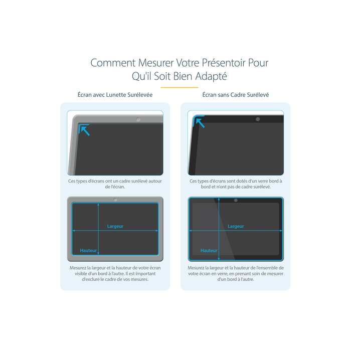 StarTech.com Filtre de condentialité universel pour moniteur - 61 cm (24 po)