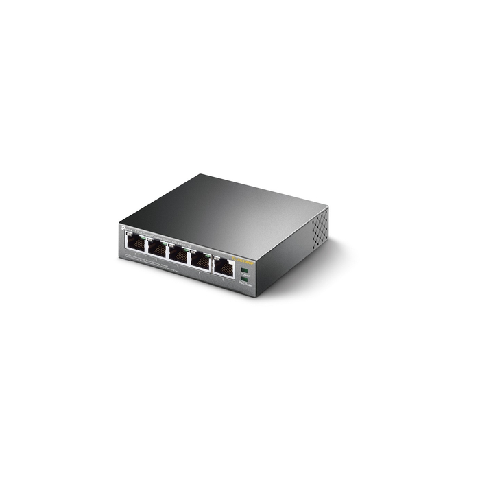 TP-Link TL-SG1005P Non-géré Gigabit Ethernet (10/100/1000) Connexion Ethernet, supportant l'alimentation via ce port (PoE) Noir