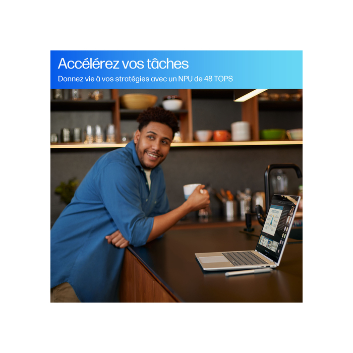 HP EliteBook X Flip G1i 14 inch Notebook Next Gen AI PC Copilot+ PC Hybride (2-en-1) Écran tactile 1 To SSD Windows 11 Pro