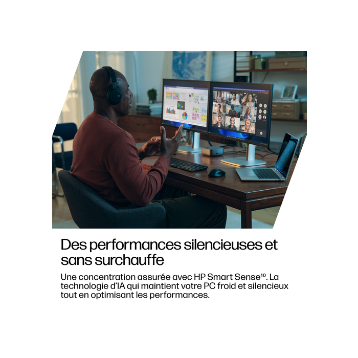 HP EliteBook 8 Flip G1i 13 inch Notebook AI PC Copilot+ PC Intel Core Ultra 7 255U Hybride (2-en-1) 13,3" Ecran tactile 32 Go 1 To SSD Wi-Fi 7 Windows 11 Pro Argent