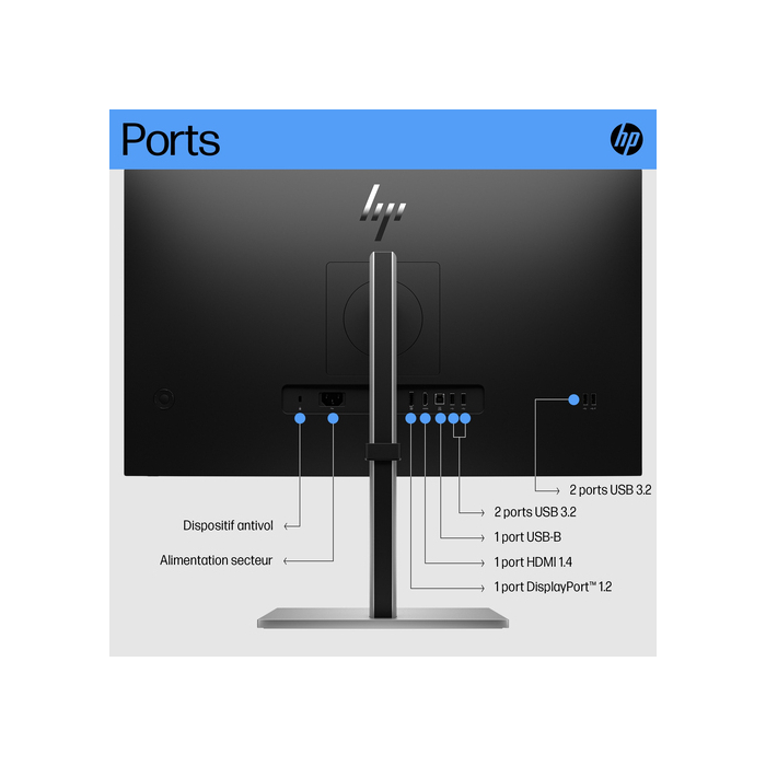 HP Écran FHD E27 G5