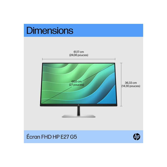 HP Écran FHD E27 G5
