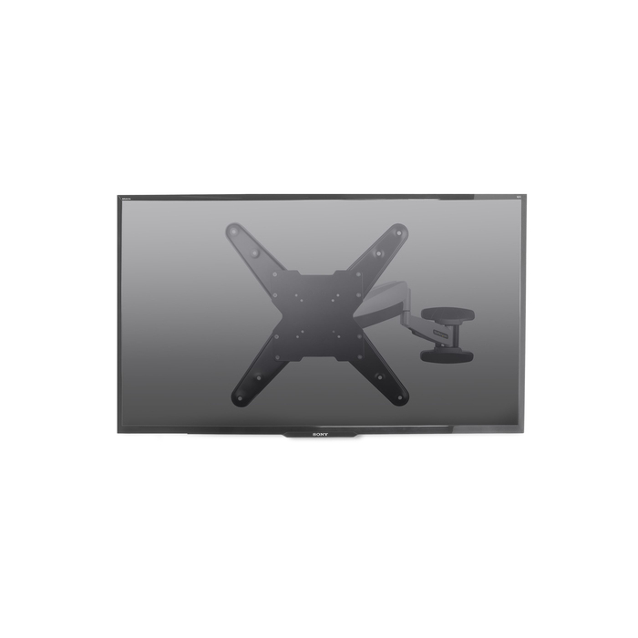 StarTech.com Support Mural TV VESA - Fixation Murale VESA Réglable pour Écrans 23-55" - Support Mural TV Mince Supportant 30kg - Bras Articulé TV 55 pouces - Support Mural TV Pivotant/Extensible/Basculant