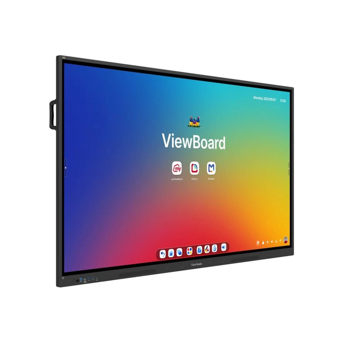 Viewsonic IFP7534 tableau blanc interactif 190,5 cm (75") 3840 x 2160 pixels Écran tactile Noir