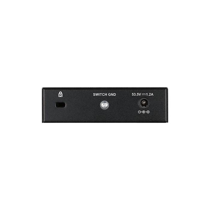 D-Link DGS-1005P/E commutateur réseau Non-géré Gigabit Ethernet (10/100/1000) Connexion Ethernet, supportant l'alimentation via ce port (PoE) Noir