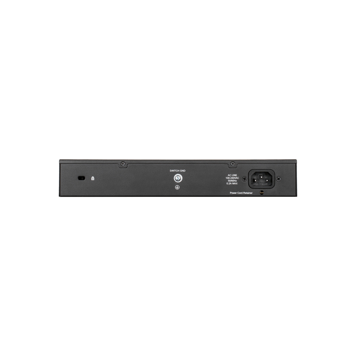 D-Link DGS-1100-24PV2 Géré L2 Gigabit Ethernet (10/100/1000) Connexion Ethernet, supportant l'alimentation via ce port (PoE) Noir