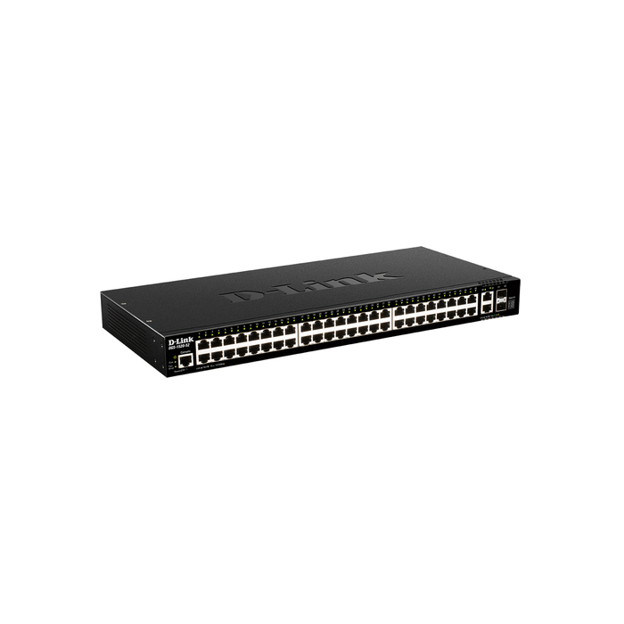D-Link DGS-1520-52/E commutateur réseau Géré L3 10G Ethernet (100/1000/10000) 1U Noir