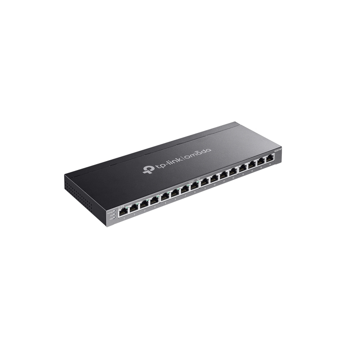 TP-Link Omada SG2016P commutateur réseau Géré L2/L2+ Gigabit Ethernet (10/100/1000) Connexion Ethernet, supportant l'alimentation via ce port (PoE) Noir