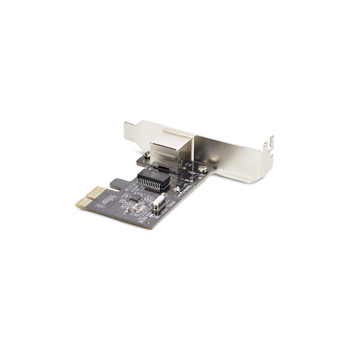 StarTech.com Carte Réseau PCIe Gigabit à 1 Port, Carte Réseau Profil Bas, Carte LAN PCI Express 10/100/1000Mbps, Realtek RTL8111H, Windows et Linux, Conforme TAA