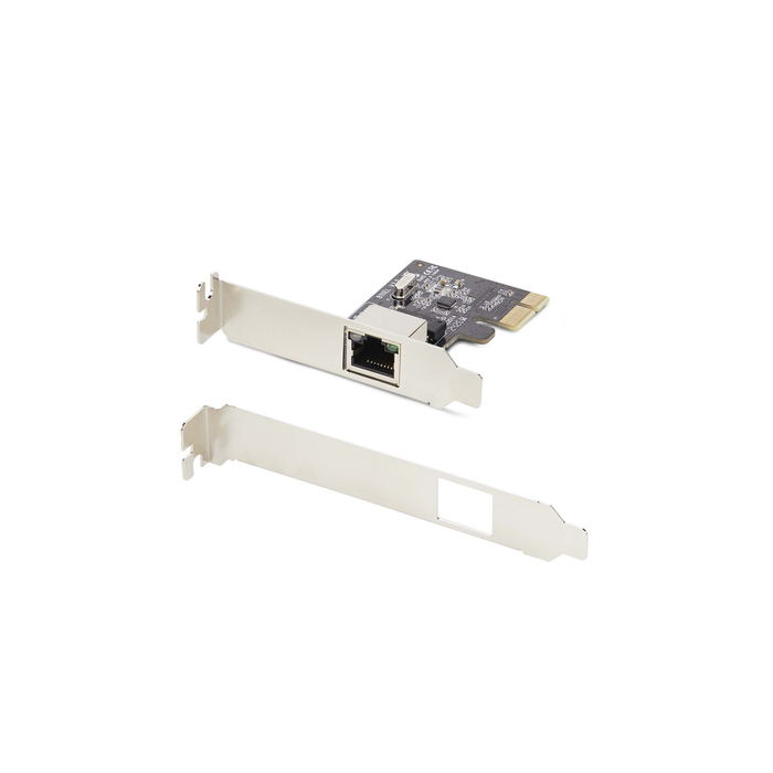 StarTech.com Carte Réseau PCIe Gigabit à 1 Port, Carte Réseau Profil Bas, Carte LAN PCI Express 10/100/1000Mbps, Realtek RTL8111H, Windows et Linux, Conforme TAA