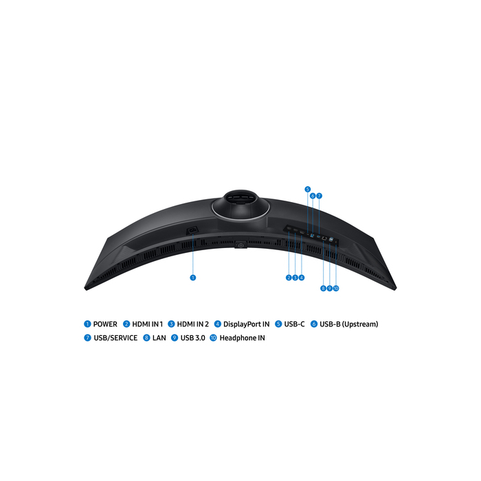 Samsung S95UC écran plat de PC 124,5 cm (49") 5120 x 1440 pixels DQHD LCD Noir