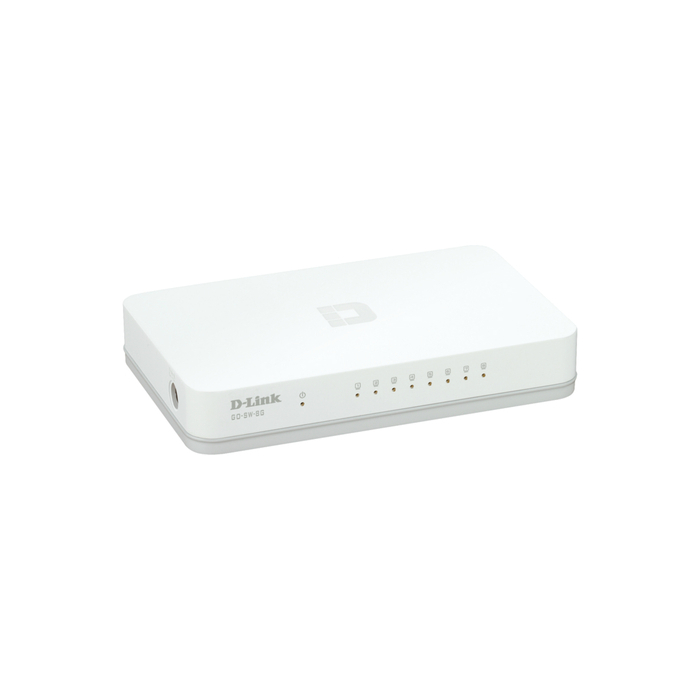 D-Link GO-SW-8G/E commutateur réseau Non-géré Gigabit Ethernet (10/100/1000) Blanc