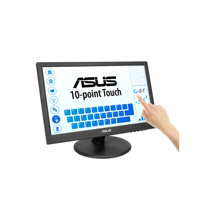 ASUSTEK - MULTIMEDIA ASUS Touch VT169HE écran plat de PC 39,6 cm (15.6") 1920 x 1080 pixels Full HD LED Écran tactile Dessus de table Noir
