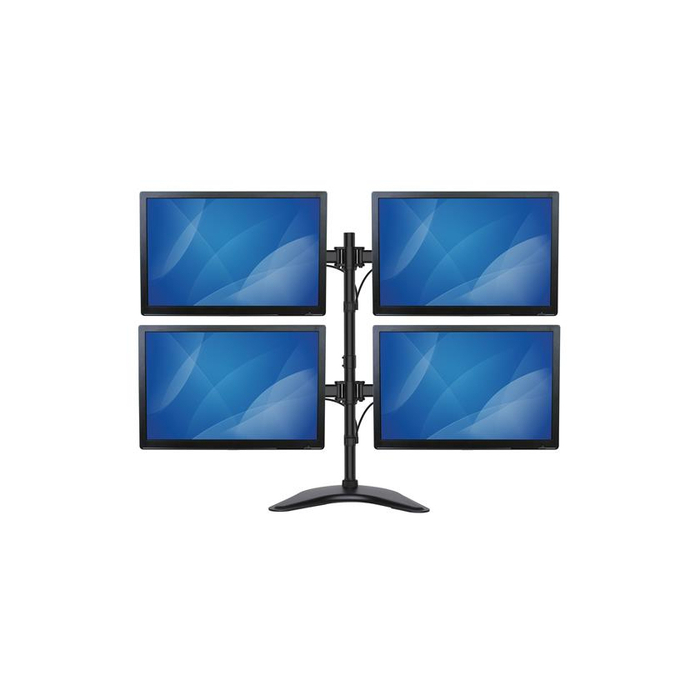 StarTech.com Support de bureau articulé pour quatre écrans - Acier robuste