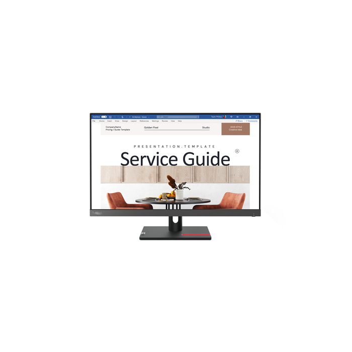 Lenovo ThinkVision S24i-30 LED display 60,5 cm (23.8") 1920 x 1080 pixels Full HD Noir