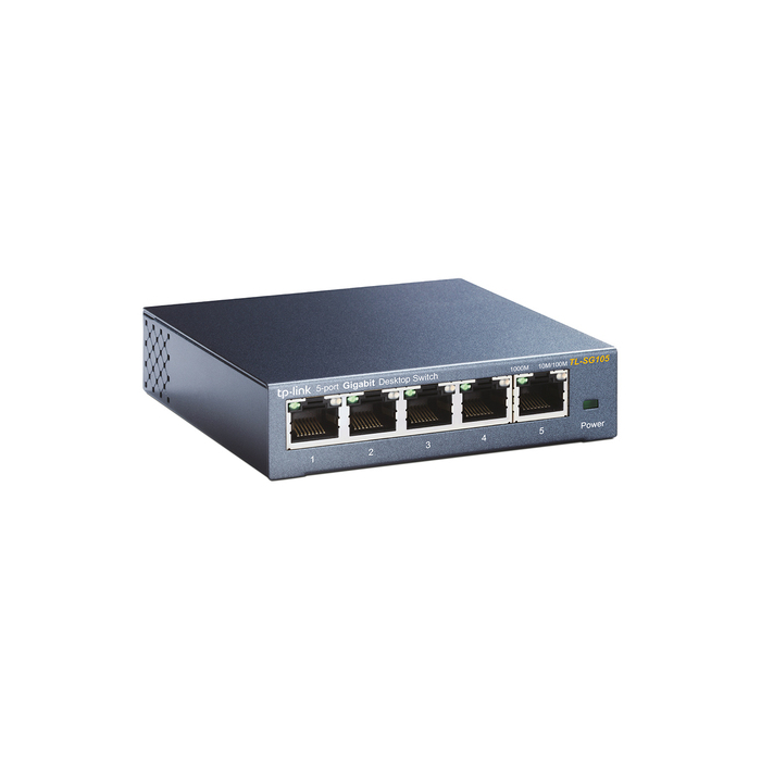 TP-Link TL-SG105 Non-géré Gigabit Ethernet (10/100/1000) Noir