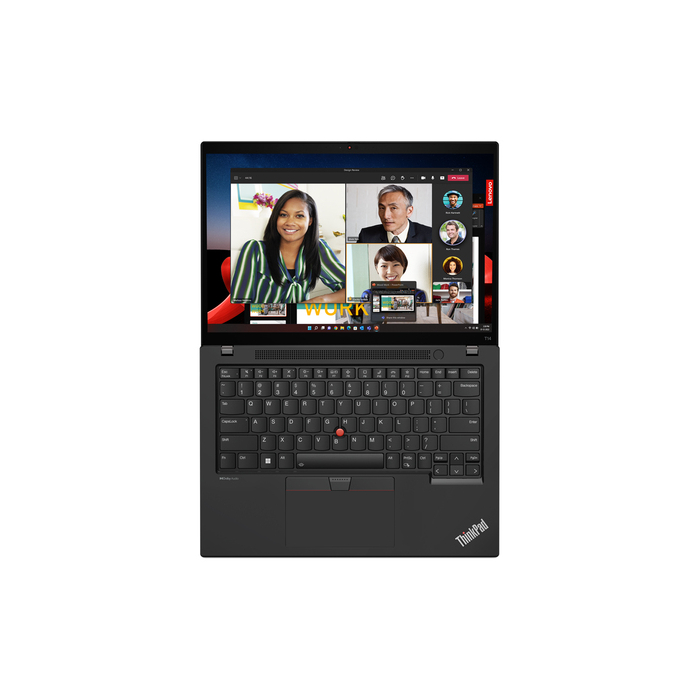 Lenovo ThinkPad T14 Gen 4 (Intel) Intel® Core™ i5 i5-1335U Ordinateur portable 35,6 cm (14") WUXGA 16 Go DDR5-SDRAM 512 Go SSD Wi-Fi 6E (802.11ax) Windows 11 Pro Français Noir