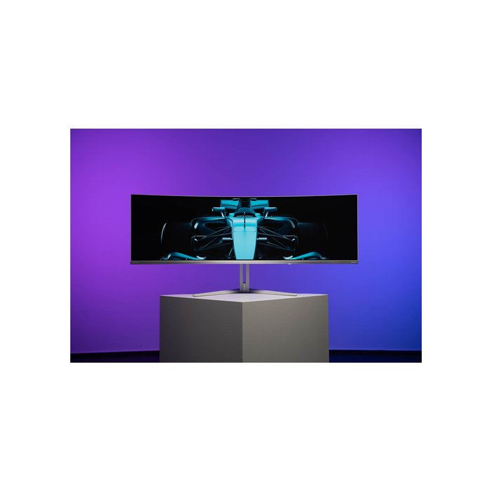Philips Evnia 8000 49M2C8900/00 écran plat de PC 124,2 cm (48.9") 5120 x 1440 pixels Dual QHD QD-OLED Blanc