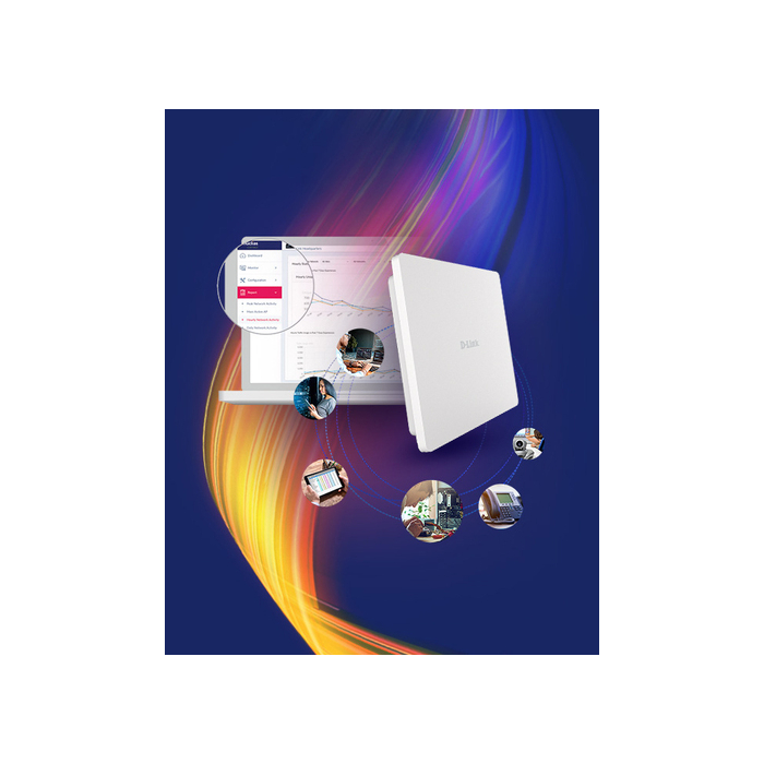 D-Link DAP-X3060OU point d'accès réseaux locaux sans fil 3000 Mbit/s Blanc Connexion Ethernet, supportant l'alimentation via ce port (PoE)