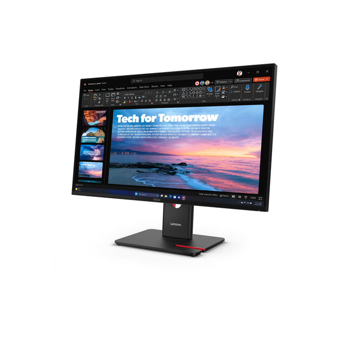 Lenovo ThinkVision T27QD-40 LED display 68,6 cm (27") 2560 x 1440 pixels Wide Quad HD Noir