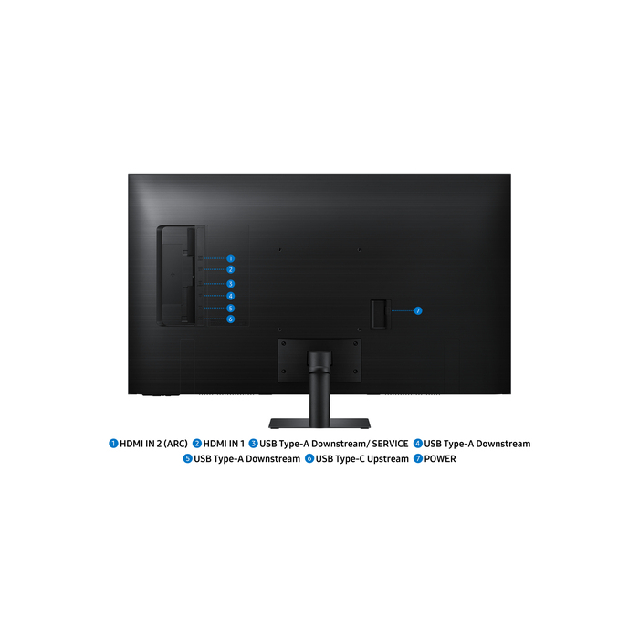 Samsung M7 M70F écran plat de PC 109,2 cm (43") 3840 x 2160 pixels 4K Ultra HD LCD Noir