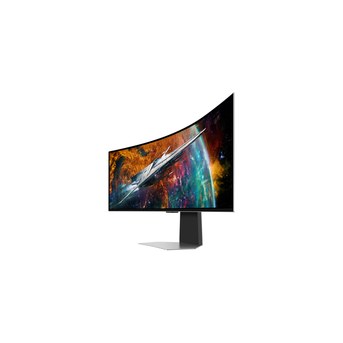 Samsung G95SC écran plat de PC 124,5 cm (49") 5120 x 1440 pixels Dual QHD OLED Argent