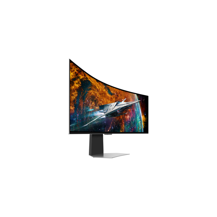 Samsung G95SC écran plat de PC 124,5 cm (49") 5120 x 1440 pixels Dual QHD OLED Argent