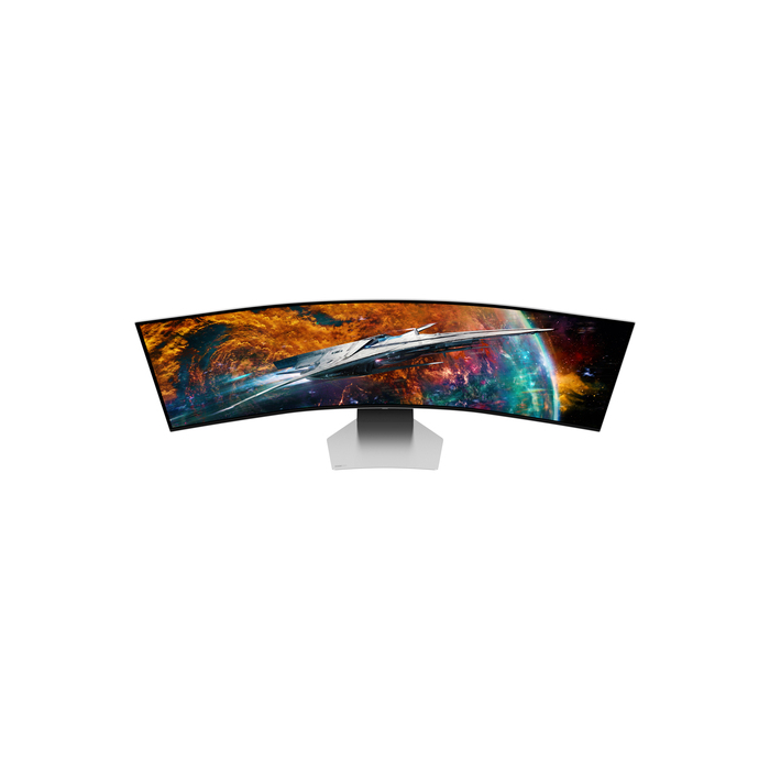 Samsung G95SC écran plat de PC 124,5 cm (49") 5120 x 1440 pixels Dual QHD OLED Argent