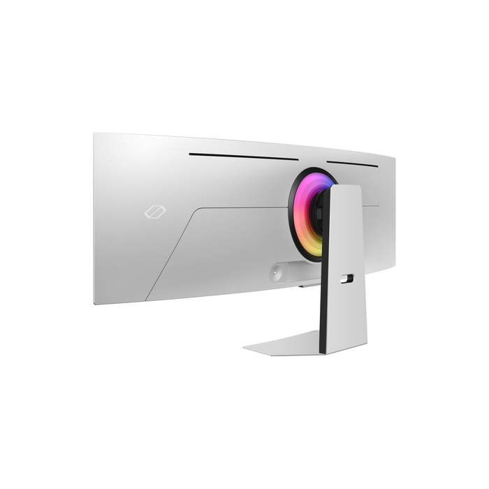 Samsung G95SC écran plat de PC 124,5 cm (49") 5120 x 1440 pixels Dual QHD OLED Argent