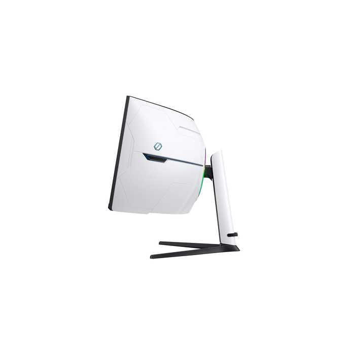 Samsung G95NC LED display 144,8 cm (57") 7680 x 2160 pixels Dual UHD Noir, Blanc