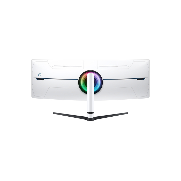Samsung G95NC LED display 144,8 cm (57") 7680 x 2160 pixels Dual UHD Noir, Blanc