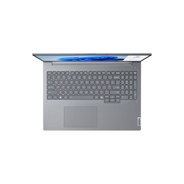 Lenovo ThinkBook 16 G8 IRL Intel Core 7 240H Ordinateur portable 40,6 cm (16") WUXGA 16 Go DDR5-SDRAM 512 Go SSD Wi-Fi 6E (802.11ax) Windows 11 Pro Français Gris