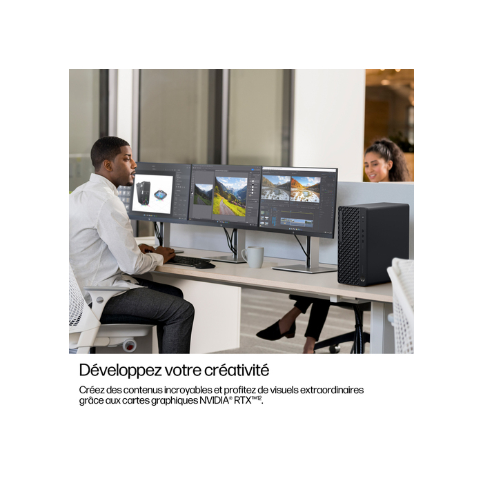 HP EliteDesk 8 Tower G1i Desktop AI Intel Core Ultra 5 235 5GHz 16 Go DDR5-SDRAM Windows 11 Pro Noir