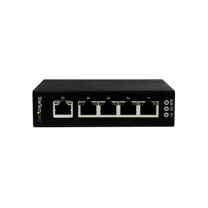 StarTech.com Switch Gigabit Ethernet industriel non géré à 5 ports - Commutateur GbE à montage mural / sur rail DIN
