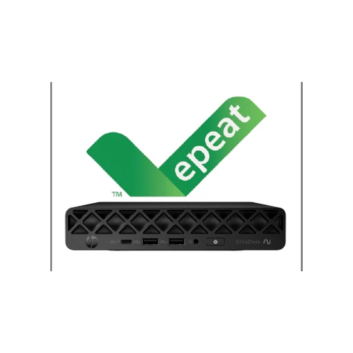 HP EliteDesk 8 Mini G1a Desktop Next Gen AI PC Wolf Pro Security Edition AMD Ryzen AI 5 340 16 Go DDR5-SDRAM 512 Go SSD Windows 11 Pro Mini PC Noir