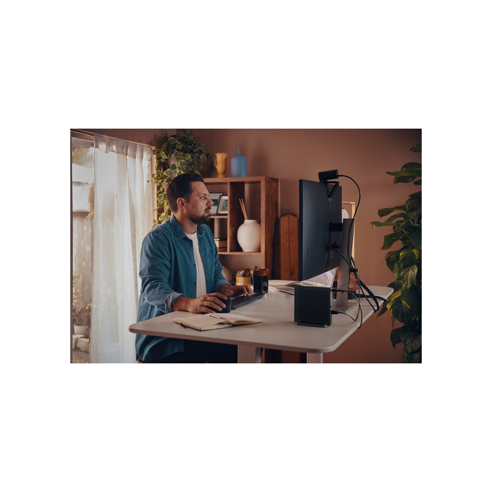 HP EliteDesk 8 Mini G1a Desktop Next Gen AI PC Wolf Pro Security Edition 350 32 Go DDR5-SDRAM 1 To SSD Windows 11 Pro Mini PC Noir