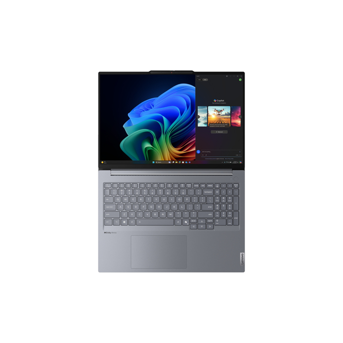 Lenovo ThinkBook 16 G7 QOY Copilot+ PC Qualcomm Snapdragon X1P-42-100 Ordinateur portable 40,6 cm (16") WUXGA 32 Go LPDDR5x-SDRAM 1 To SSD Wi-Fi 7 (802.11be) Windows 11 Pro Français Gris