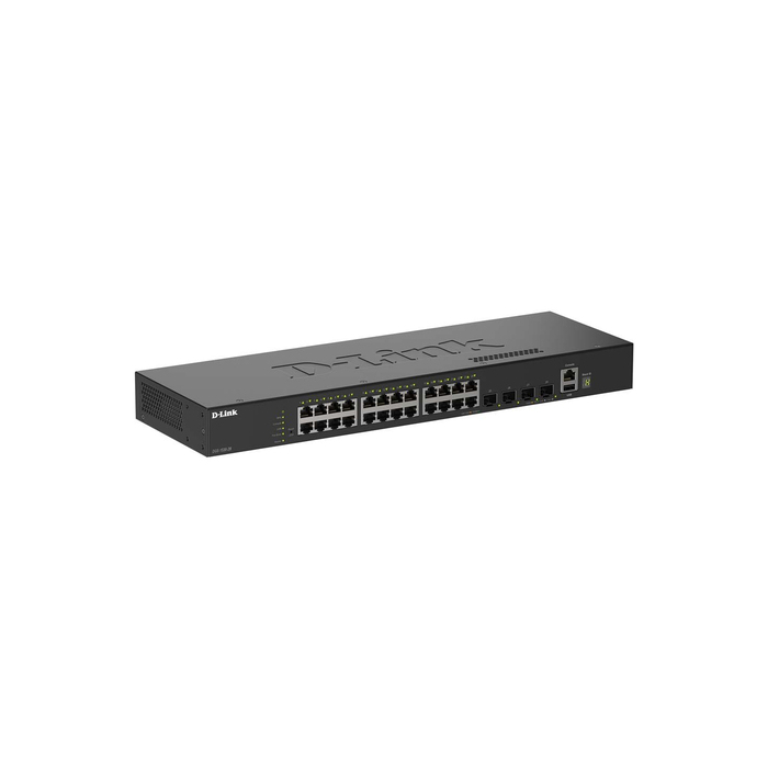 D-Link DGS-1530-28/E commutateur réseau Géré L2 Gigabit Ethernet (10/100/1000) Noir