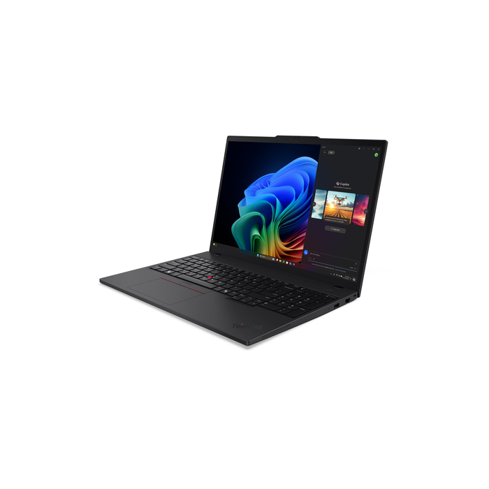 Lenovo ThinkPad T16 Gen 4 (AMD) Copilot+ PC AMD Ryzen AI 7 350 Ordinateur portable 40,6 cm (16") WUXGA 32 Go DDR5-SDRAM 1 To SSD Wi-Fi 7 (802.11be) Windows 11 Pro Français Noir