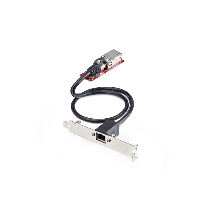 StarTech.com Carte Réseau M.2 2280 à 1 Port 2.5 GbE, Vitesses Multi-Gigabit (2.5G/1G/100M/10M), NIC NBASE-T (802.3bz), Clé M.2 B+M, Interface PCIe Ethernet, Pour SFF/PC de Bureau