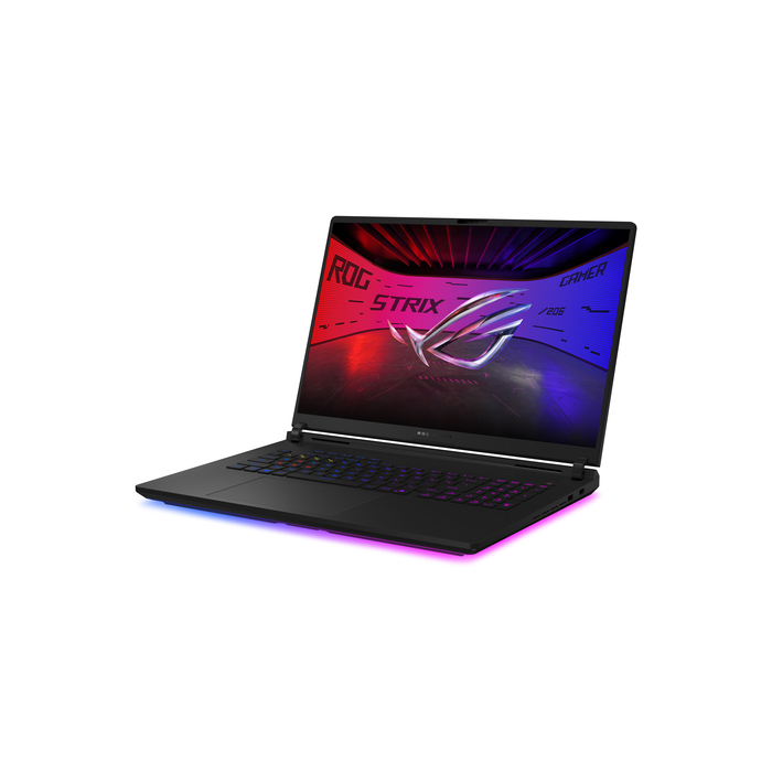 ASUS ROG Strix SCAR 18 G835LX-SA168W Intel Core Ultra 9 275HX Ordinateur portable 45,7 cm (18") WQXGA 64 Go DDR5-SDRAM 2 To SSD NVIDIA GeForce RTX 5090 Wi-Fi 7 (802.11be) Windows 11 Home Noir