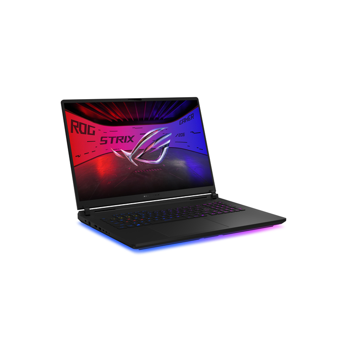 ASUS ROG Strix SCAR 18 G835LX-SA168W Intel Core Ultra 9 275HX Ordinateur portable 45,7 cm (18") WQXGA 64 Go DDR5-SDRAM 2 To SSD NVIDIA GeForce RTX 5090 Wi-Fi 7 (802.11be) Windows 11 Home Noir