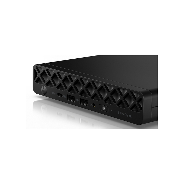HP EliteDesk 8 Mini G1a Desktop PC Wolf Pro Security Edition AMD Ryzen™ 5 220 8 Go DDR5-SDRAM 256 Go SSD Windows 11 Pro Mini PC Noir
