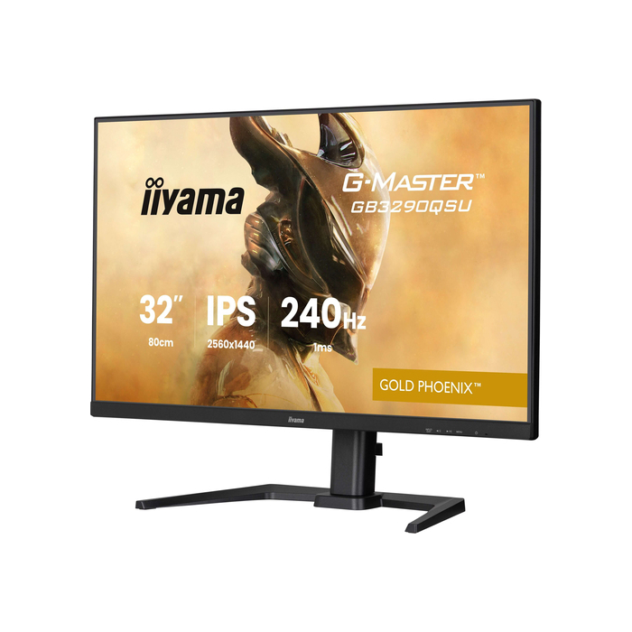 iiyama G-MASTER GB3290QSU-B1 écran plat de PC 80 cm (31.5") 2560 x 1440 pixels Quad HD LED Noir