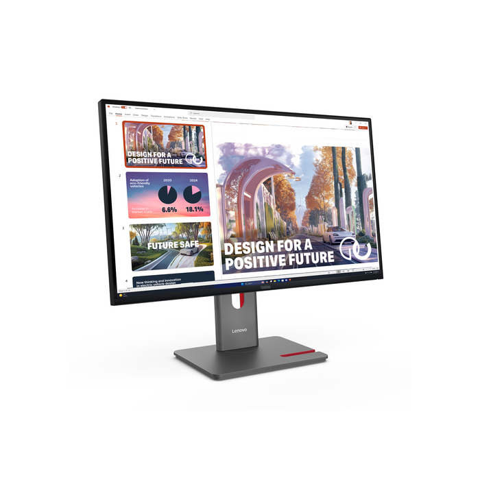 Lenovo ThinkVision P27QD-40 LED display 68,6 cm (27") 2560 x 1440 pixels Wide Quad HD Noir